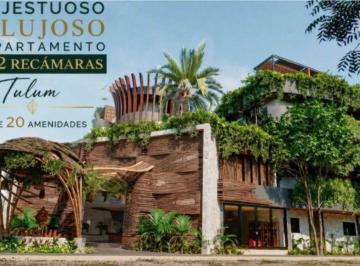 Departamento · 93m² · 2 Recámaras · 2 Estacionamientos · En Venta Departamentos y Penthouses en Tulum 1 y 2 Recamaras