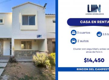 Casa de 3 habitaciones, León · Casa en Renta Rincon del Campestre