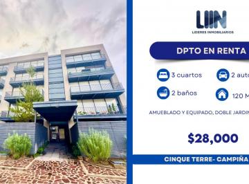 Departamento de 3 habitaciones, León · Depto Amueblado en Cinque Terre - La Campiña