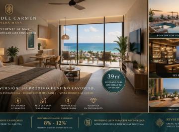 Departamento · 39m² · 1 Recámara · 1 Estacionamiento · Departamento en Playa del Carmen | Ocean View Studio Roi High Demand Area| a 5 Min de La Playa.