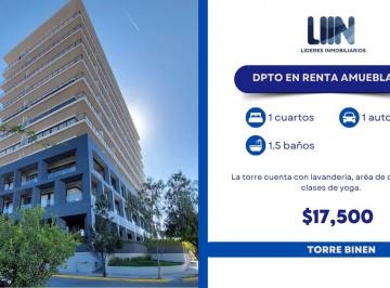 Departamento de 1 habitación, León · Depto Amueblado Torre Binen