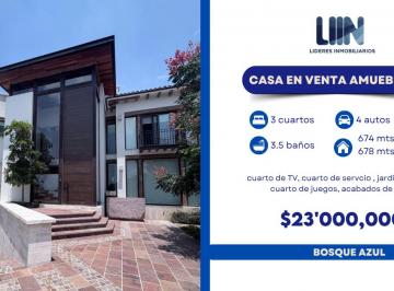 Casa de 3 habitaciones, León · Casa Amueblada en Venta - Bosque Azul