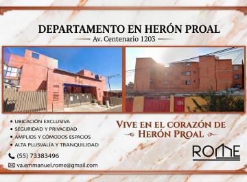 Departamento de 3 habitaciones, Alvaro Obregón · Departamento en Venta en Herón Proal Cerca de