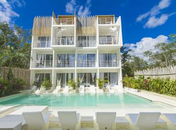 Departamento · 29m² · 1 Recámara · 1 Estacionamiento · Departamento Tipo Estudio en Venta en Tulum con Alberca y Terraza