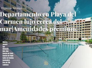 Departamento · 158m² · 2 Recámaras · 2 Estacionamientos · Departamento en Playa del Carmen Lujo Cerca del Mar con Amenidades Premium y Plusvalía Inmediata Ya.