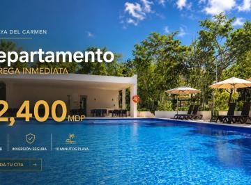 Departamento · 87m² · 2 Recámaras · 1 Estacionamiento · Departamento 2 Habitaciones | Playa del Carmen | $2.4 m | Entrega Inmediata