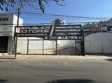 ba9ea697fe7ab8ed7f709fe1886e039fb97daa09ac6ebb8b249a03991c996bf6 · Lote Comercial en Renta Sobre Av Camelinas, Frente a Planetario, Morelia