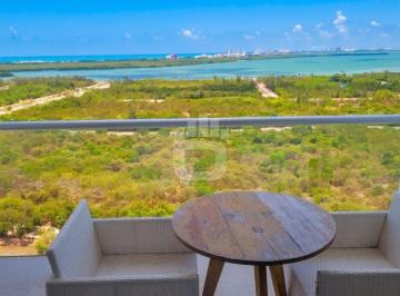 Departamento de 2 habitaciones, Benito Juárez · Espectacular Depto Amueblado | Torre Cartagena | Piso 12 con Vista Al Mar