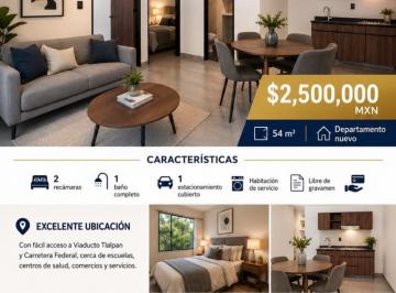 1 · Venta de Departamento en Chimalcoyoc, Tlalpan - Ciudad de México
