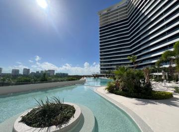 Departamento · 117m² · 2 Recámaras · 2 Estacionamientos · Departamento en Renta, Woha, Puerto Cancún, 2 Recamaras