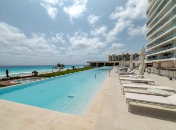 Departamento · 380m² · 3 Recámaras · 2 Estacionamientos · Departamento en Renta, Emerald Residential & Spa, Beach Front, Cancún