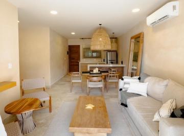 Departamento · 88m² · 1 Recámara · 1 Estacionamiento · Departamento en Tulum de 1 Habitación PH con Rooftop Privado, Piscina y Gimnasio con Llave en Mano