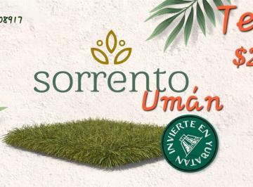 Terreno / Lote en Venta  Santa Elena · Invierte en Yucatán "Sorrento Umán"