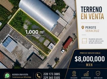 Terreno / Lote , Perote · Terreno de 1000 m² en Venta, Perote, con Frente de 20 m
