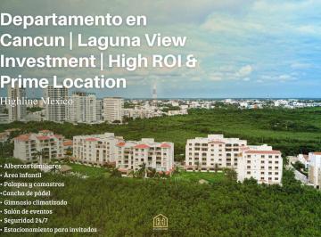 Departamento · 106m² · 1 Recámara · 2 Estacionamientos · Departamento en Zona Hotelera | Laguna View Investment | High Roi