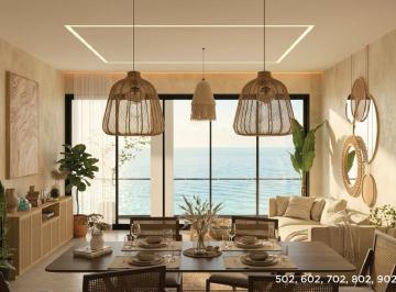Departamento · 123m² · 2 Recámaras · 2 Estacionamientos · Condominio en Venta Frente Al Mar en Ensenada, B. C. de 122.91 M.2 - (4)