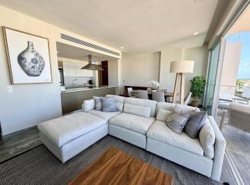 Departamento · 150m² · 2 Recámaras · 1 Estacionamiento · Departamento en Renta en Riva, Puerto Cancún Totalmente Remodelado y Listo Para Estrenar