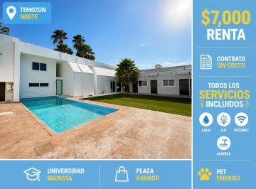 Departamento de 1 habitación, Mérida · Renta en Temozón Norte Servicios Incluidos Piscina Sin Pago de Contrato