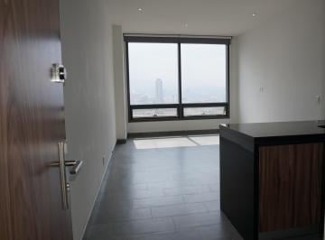 Sala-comedor con excelente iluminación natural. · Be Grand Reforma | Piso 32 | Vista Al Monumento a La Revolución