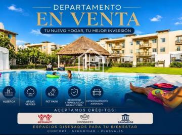 Departamento · 59m² · 2 Recámaras · 2 Estacionamientos · Departamento en Venta 2 Recamaras con Credito Infonavit