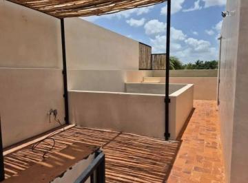 Departamento de 2 habitaciones, Mérida · Townhause Renta con Panelñes Solare Montes de Ame Merida Yucatan