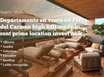 Departamento · 40m² · 1 Recámara · 1 Estacionamiento · Departamento en Venta en Playa del Carmen High Roi Ready To Rent Prime Location Invest Now