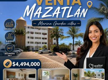 Departamento de 2 habitaciones, Mazatlán · Departamento en Venta en Mazatlan Sinaloa (Marina Garden Villas)