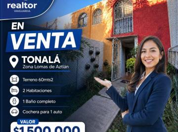 Casa en condominio de 2 habitaciones, Tonalá · Casa en Venta en Tonala, Jalisco (Lomas de Aztlan)