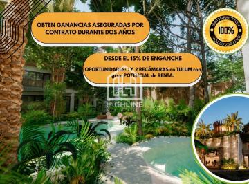 Departamento · 45m² · 1 Recámara · 1 Estacionamiento · Departamento 1 Recamaras, Ganancia Asegurada por Contrato, Zona con Asfalto