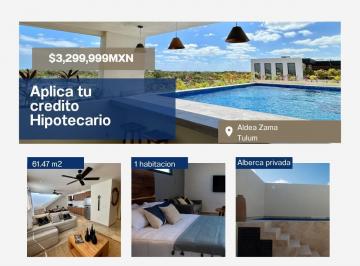 Departamento · 61m² · 1 Recámara · 1 Estacionamiento · Gran Oportunidad en Aldea Zama Departamento 2 Recámara Equipado Cerca de Todo