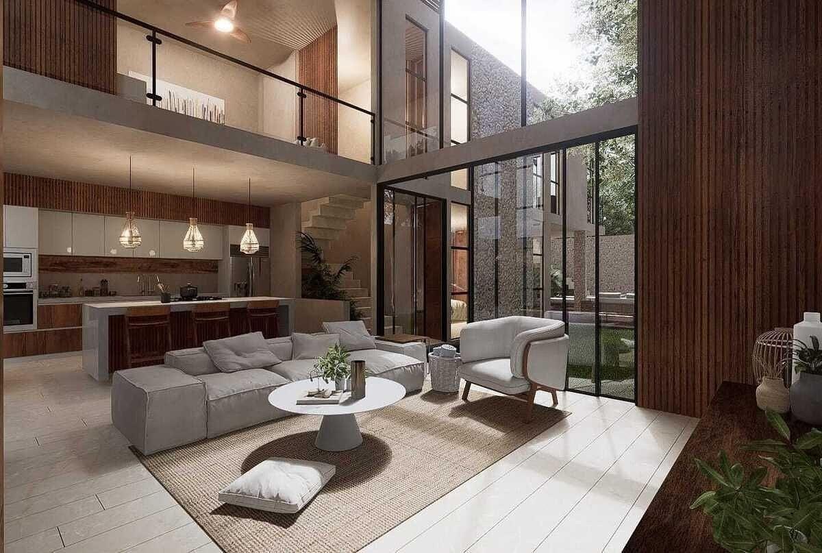 Pre-sale of a Modern House Located 150 Meters from the Sea in Chuburná Puerto