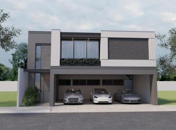 Casa · 310m² · 4 Recámaras · 3 Estacionamientos · Casa en Venta en Fraccionamiento Los Nogales, Santiago