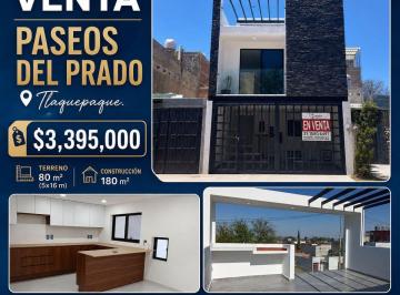 Casa de 3 habitaciones, San Pedro Tlaquepaque · Casa en Venta en Tlaquepaque, Jalisco (Paseos del Prado)