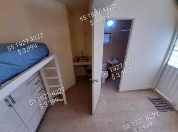 Departamento de 1 habitación Renta MN 4,200 · Renta Cuarto Individual Independient Amueblado $4200