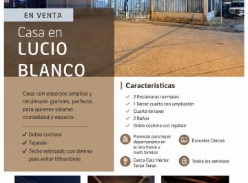 Casa de 3 habitaciones, Mexicali · Casa en Venta en Lucio Blanco Mexicali