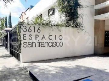 Departamento · 140m² · 3 Recámaras · 2 Estacionamientos · Departamento en Renta en Espacio San Francisco, Zapopan (Residencial Chapalita)