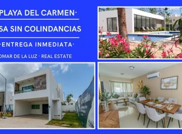 Casa · 112m² · 3 Recámaras · 2 Estacionamientos · Casa de 3 Recámaras en Venta. Playa del Carmen. Entrega Inmediata