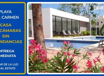 Casa · 112m² · 3 Recámaras · 2 Estacionamientos · Casa de 3 Recámaras en Venta. Playa del Carmen. Entrega Inmediata