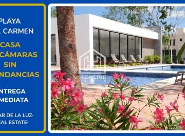 Casa · 112m² · 3 Recámaras · 2 Estacionamientos · Casa de 3 Recámaras en Venta. Playa del Carmen. Entrega Inmediata