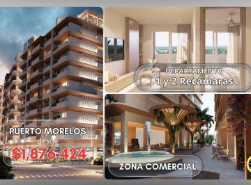 Departamento · 53m² · 1 Recámara · 1 Estacionamiento · Departamento 1 Recamara en Puerto Morelos Cerca La Ruta de Los Cenotes