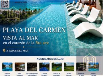 Departamento · 58m² · 1 Recámara · 2 Estacionamientos · Departamento de 2 Recamaras en Playa del Carmen Alberca Infinity Gym Equipado a Pasos del Mar