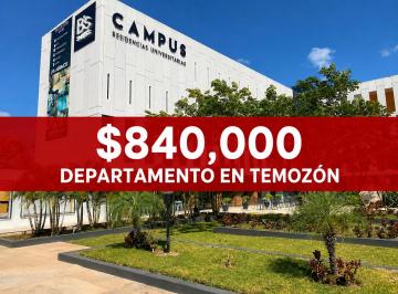 Departamento de 1 habitación, Mérida · Departamento en Venta en Merida, Temozon. Rentas Garantizadas