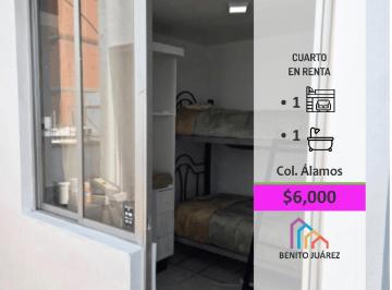 Departamento · Cuarto en Renta Col. Álamos