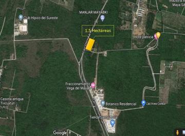 Terreno / Lote · 15235m² · Terreno de 1.5 Hectáreas Aun Costado de Vegas del Mayab Sobre Carretera Chicxulub Puerto