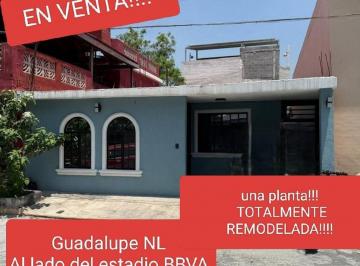 Casa de 3 habitaciones, Guadalupe · Venta Casa Remodelada 1 Piso Col Quinta (Gpe Nl)