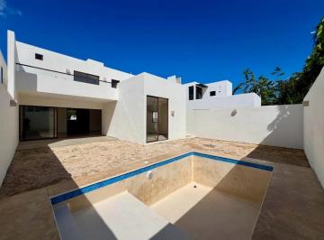 Casa · 252m² · 3 Recámaras · 2 Estacionamientos · Casa en Venta en Privada Residencial Zendera Conkal, 3 Recámaras Amplia Piscina - (4)