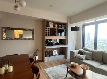 Departamento · 120m² · 3 Recámaras · 2 Estacionamientos · Departamento Amueblado en Renta en Livix Polanco