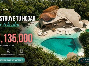 Terreno / Lote · 306m² · Lote Residencia en Venta Tulum a Minutos de La Playa.