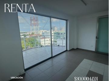 Oficina · 80m² · 3 Estacionamientos · Oficina en Renta de 80 m² en Bonampak 28 - Cancún
