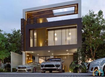 Casa · 252m² · 3 Recámaras · 2 Estacionamientos · Casa en Preventa en Parque Tlaxcala, con Terraza en Recámaras en Lomas de Angelópolis